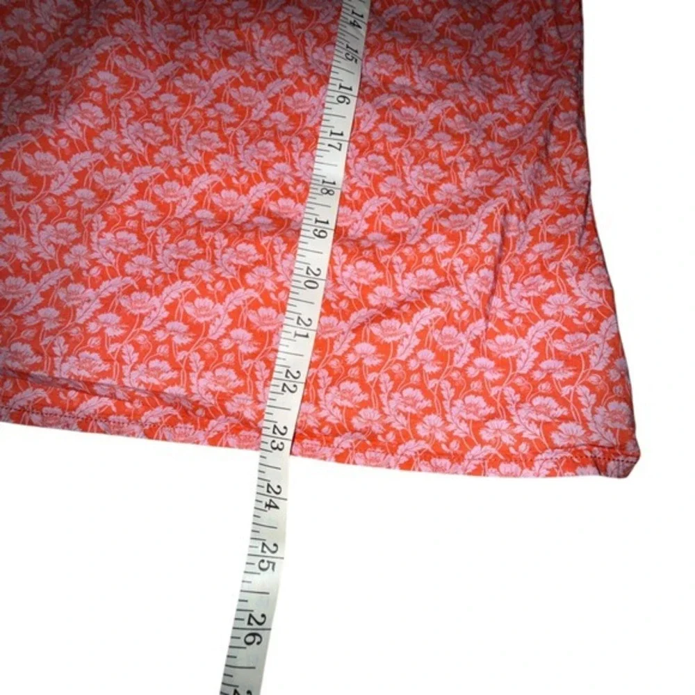 J.Crew Liberty Fabric Boho Flirty Blouse Small‎ Puff Sleeve Button Back Top
